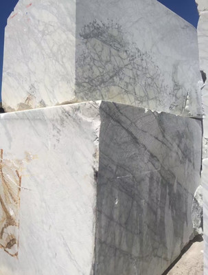 供应意大利石材大花白荒料